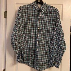Brood Brothers plaid button down shirt